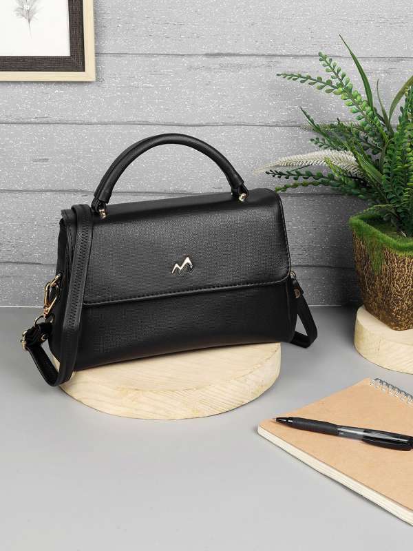 Black Structured Tote Bag Buy Black Structured Tote Bag online in India