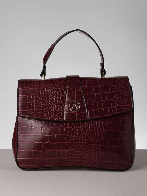 Maroon Handbags Buy Maroon Handbags online in India