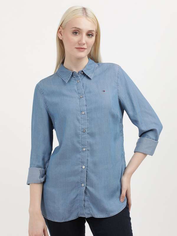 Hilfiger denim shirt best sale