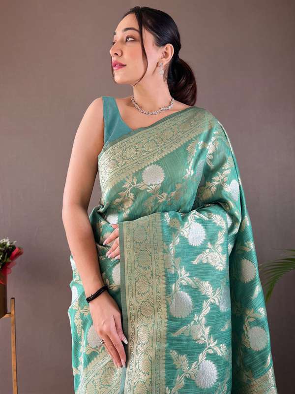 Myntra sarees silk with price hotsell