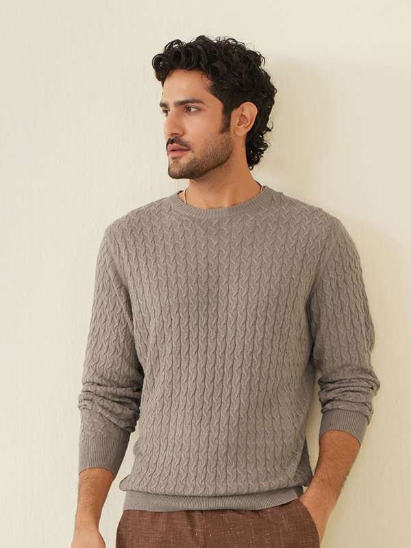 Linen knit sweater online
