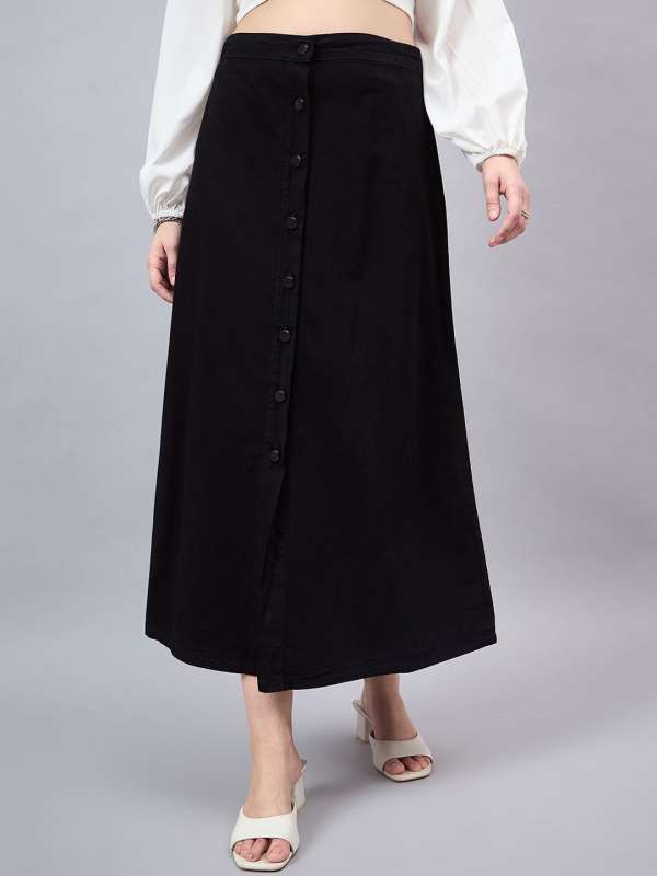Long Black Skirt Buy Long Black Skirt online in India