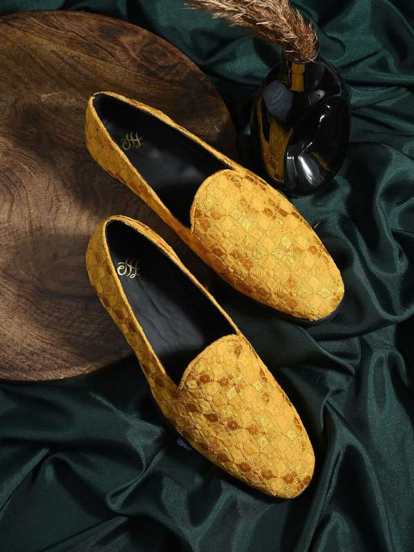Yellow formal shoes mens 2025