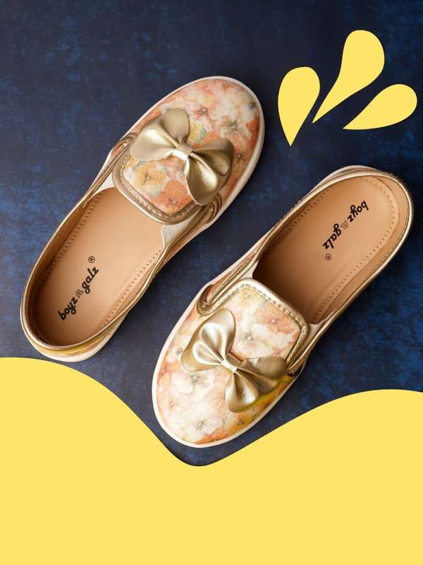 Womens gold slip on shoes sale