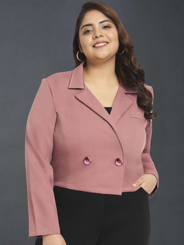Buy Plus Size Blazers Online in India Myntra