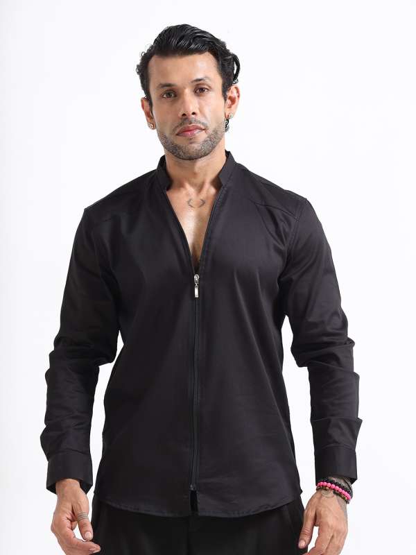 Men's zip up shirts store