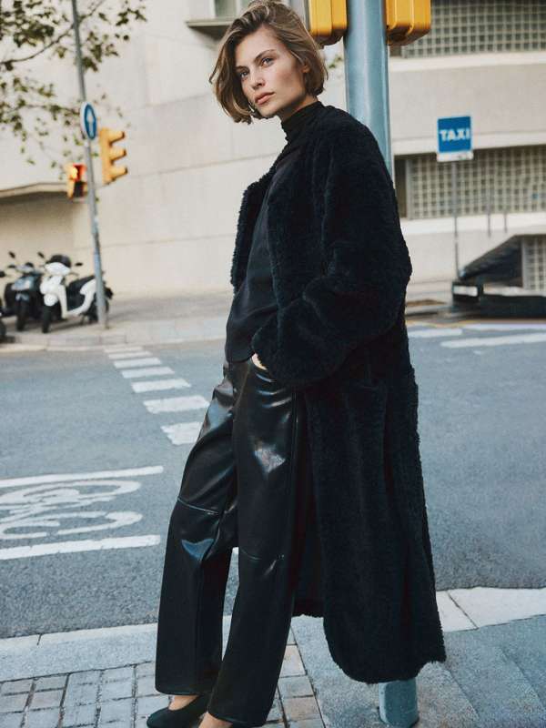Knee length overcoat best sale