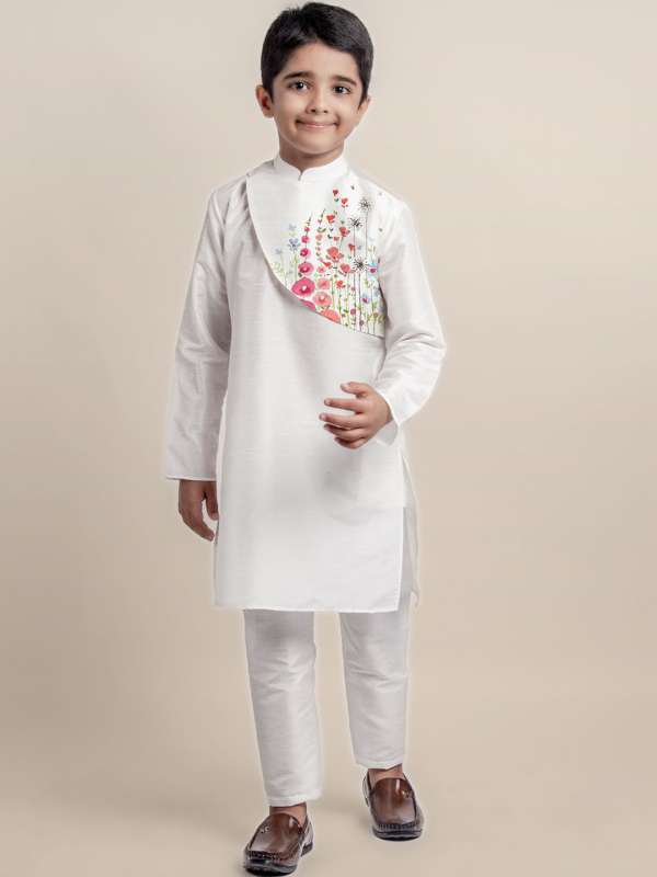 White churidar for kids hot sale