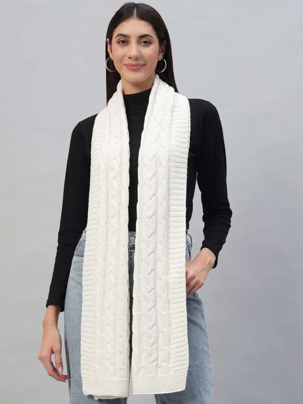 White scarf online cheap