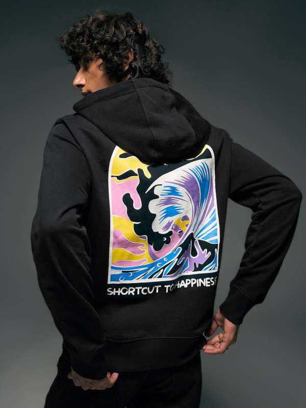 Black Hoodies Buy Trendy Black Hoodies Online in India Myntra