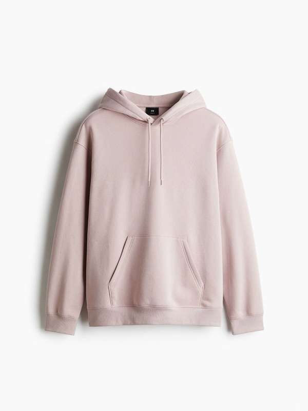 Pink hoodie h and m sale