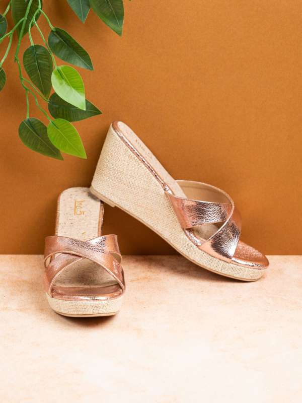 Inc 5 Women Rose Gold Heels Buy Inc 5 Women Rose Gold Heels online in India