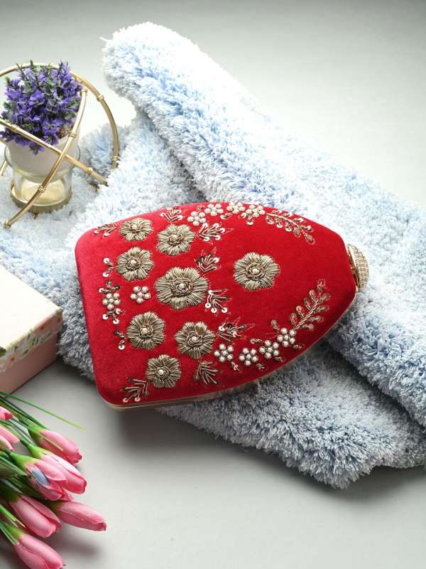 Red clutches online top