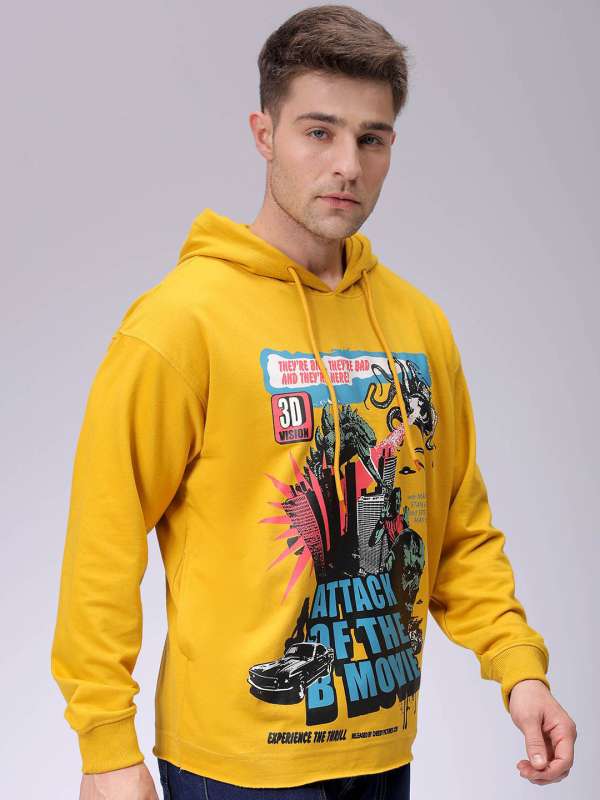 Yellow Hoodies Buy Trendy Yellow Hoodies Online in India Myntra