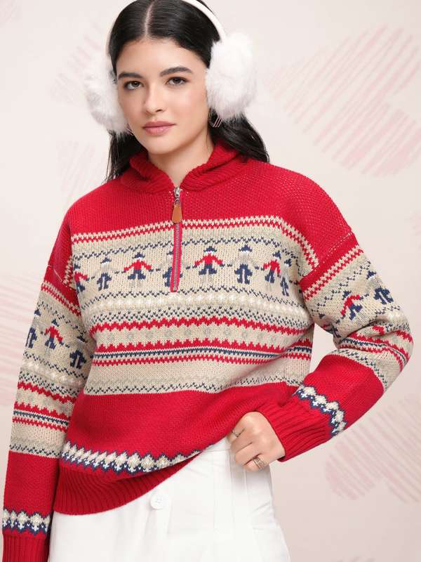 Pullover red outlet