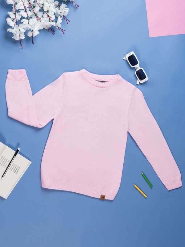 Pink sweater top on sale
