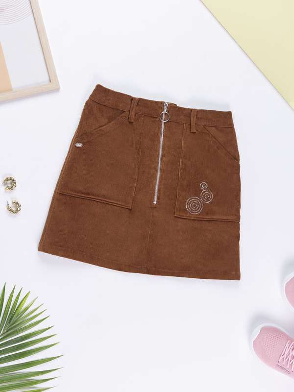 Corduroy skirt india shop