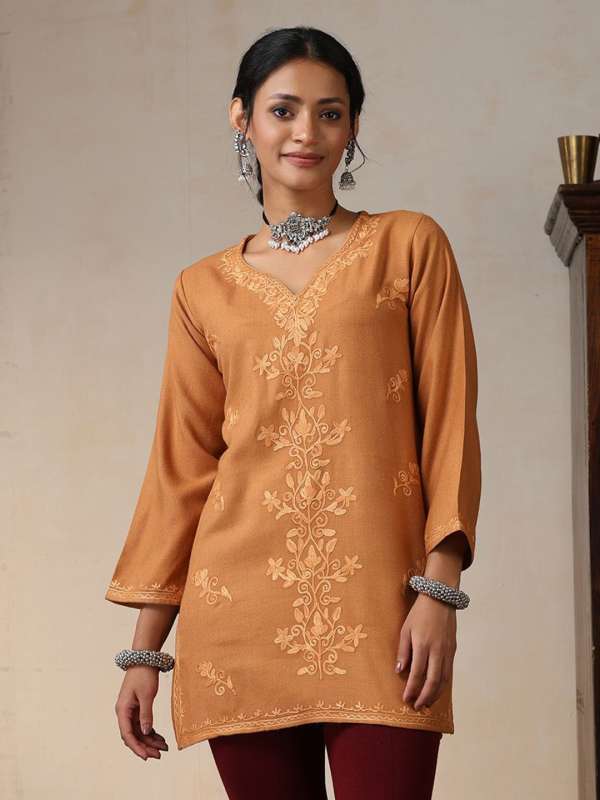 Myntra woolen kurti new arrivals
