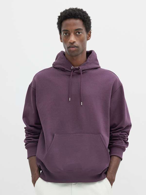 H M Purple Hooded Sweatshirts Buy H M Purple Hooded Sweatshirts online in India