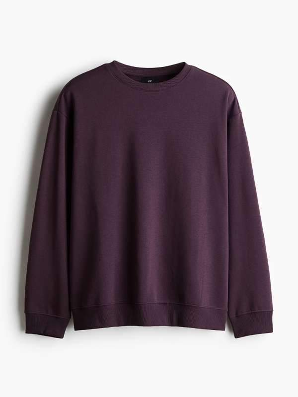 H&m maroon sweatshirt new arrivals