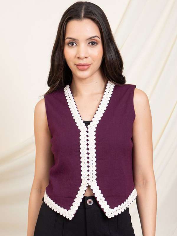 Purple waistcoat clearance