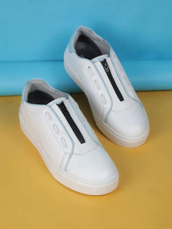 Zip White Sneakers Buy Zip White Sneakers online in India