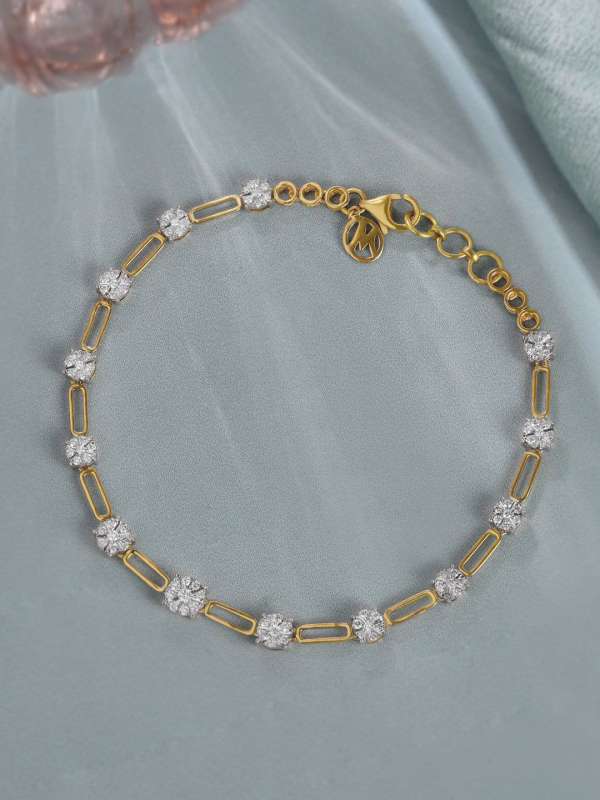 Silver bracelet for ladies tanishq store