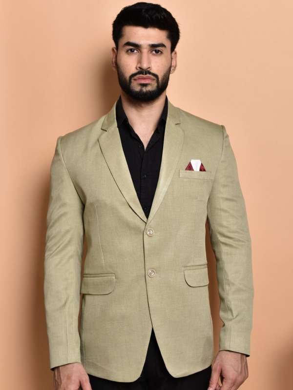Men Khaki Blazers Buy Men Khaki Blazers online in India
