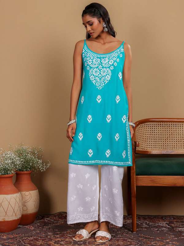 Shoulder strap kurtis online shop