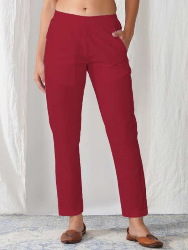 Straight pants for girls hot sale