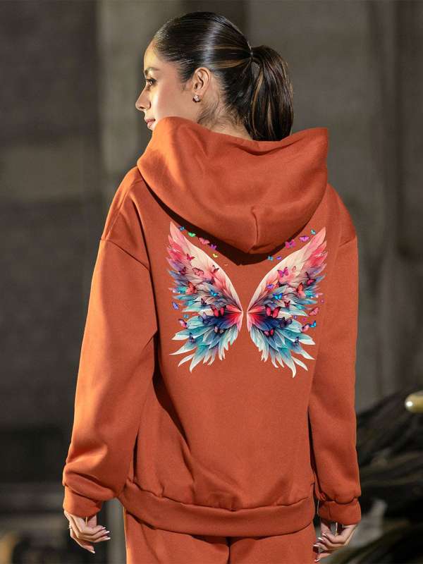 Neon Orange Sweatshirts Buy Neon Orange Sweatshirts online in India