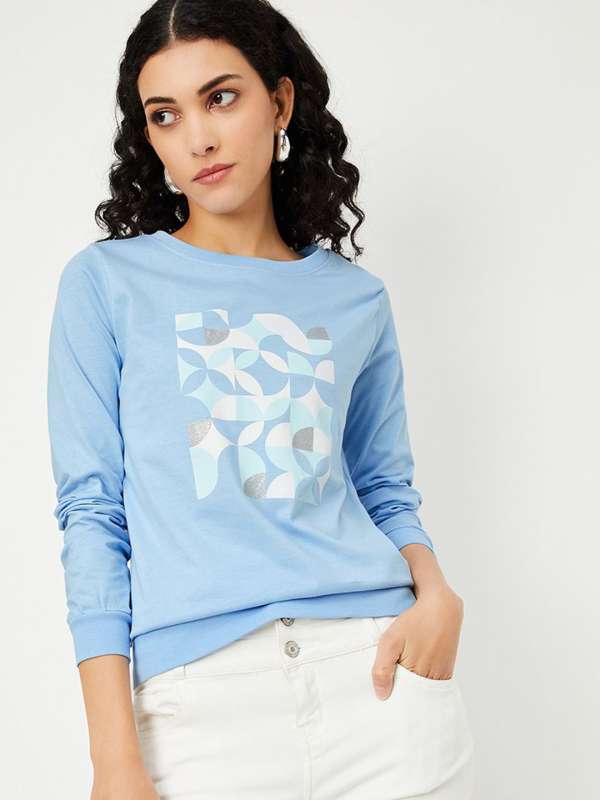 Women Long Sleeve Tshirts Buy Full Sleeve Tshirts for women online Myntra