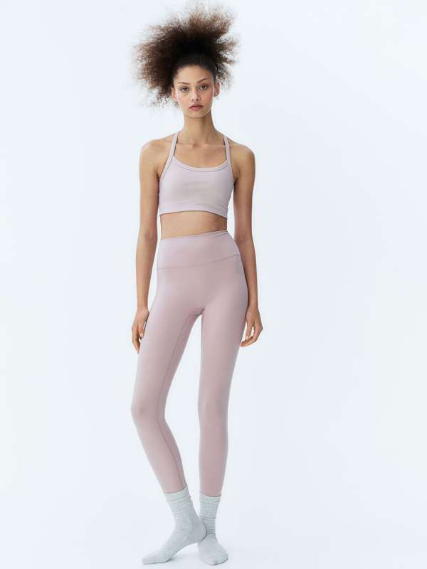 H and m leggings gym top