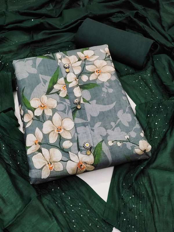 Pure linen dress material deals
