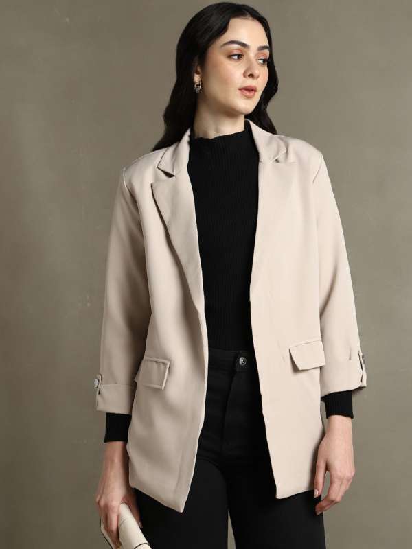 Polyester blazer for womens online