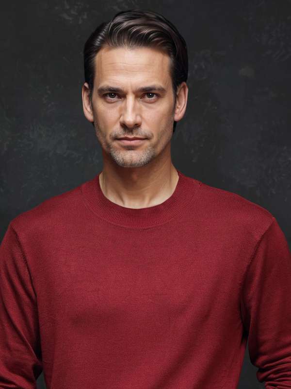 Red sweater online hot sale