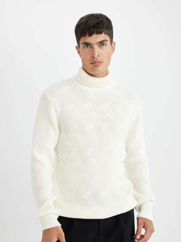 White shirt sweater cheap