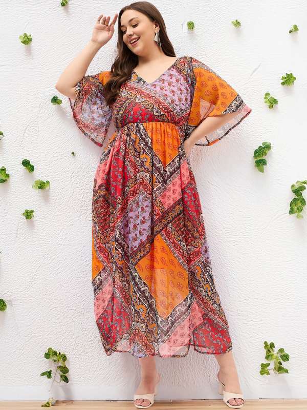 Plus Size Maxi Dresses Shop For Plus Size Maxi Dress at Best Price from Myntra