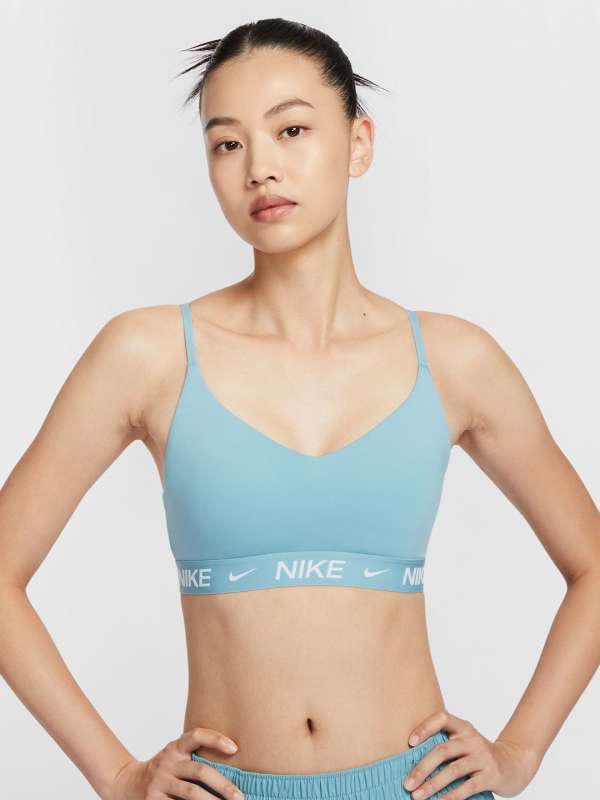 Nike indy sports bra blue hotsell
