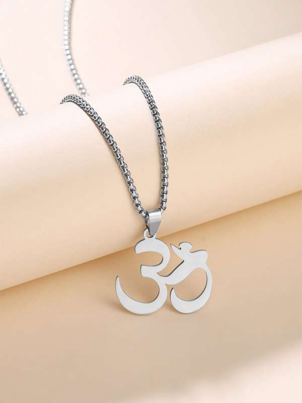 Silver om pendant online shop