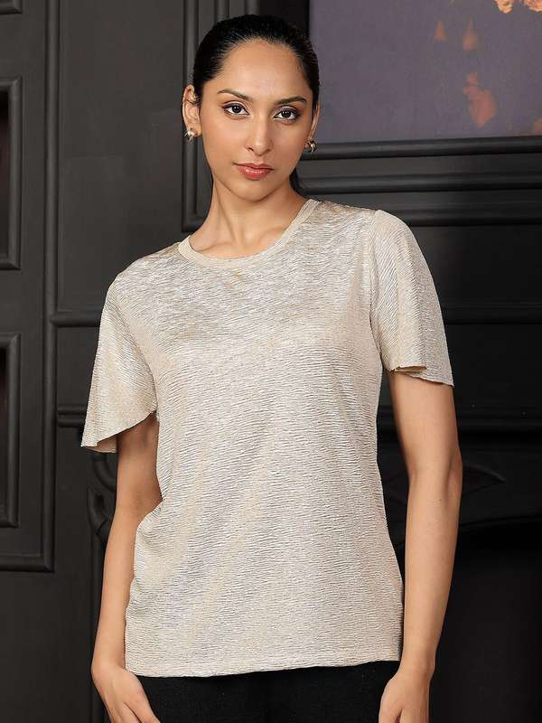 shimmering party tops