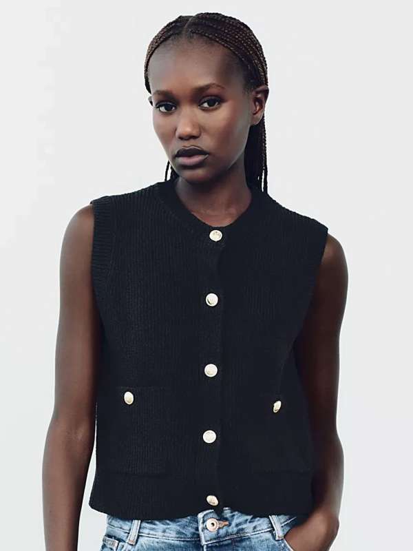 Ladies sweater vest clearance
