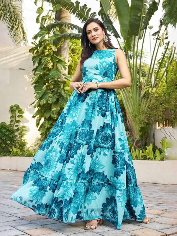 Floral long gown 2025