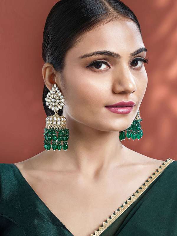 Green Jhumka Buy Green Jhumka online in India
