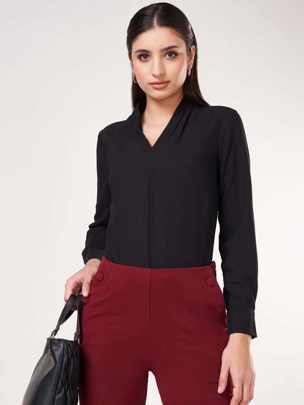 Annabelle By Pantaloons Black Tops Buy Annabelle By Pantaloons Black Tops online in India