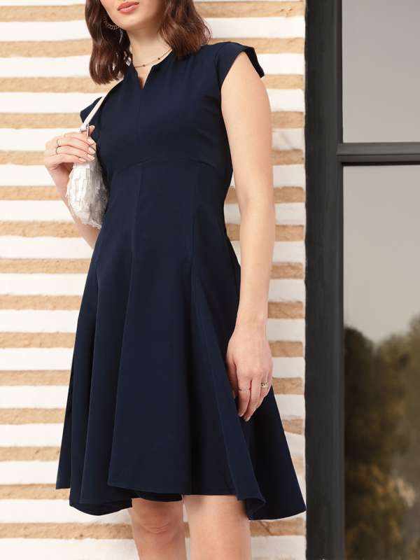 Solid skater dress new arrivals
