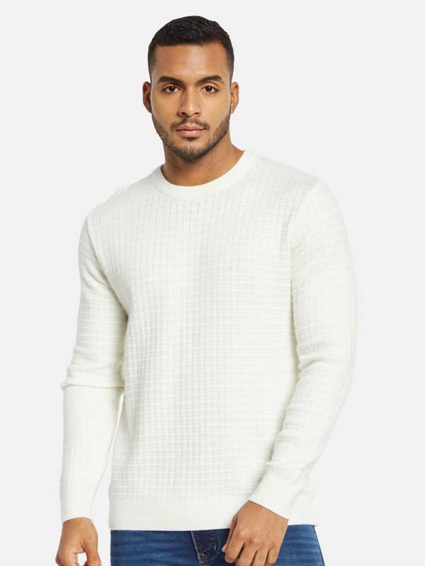 Winter white sweaters for ladies discount