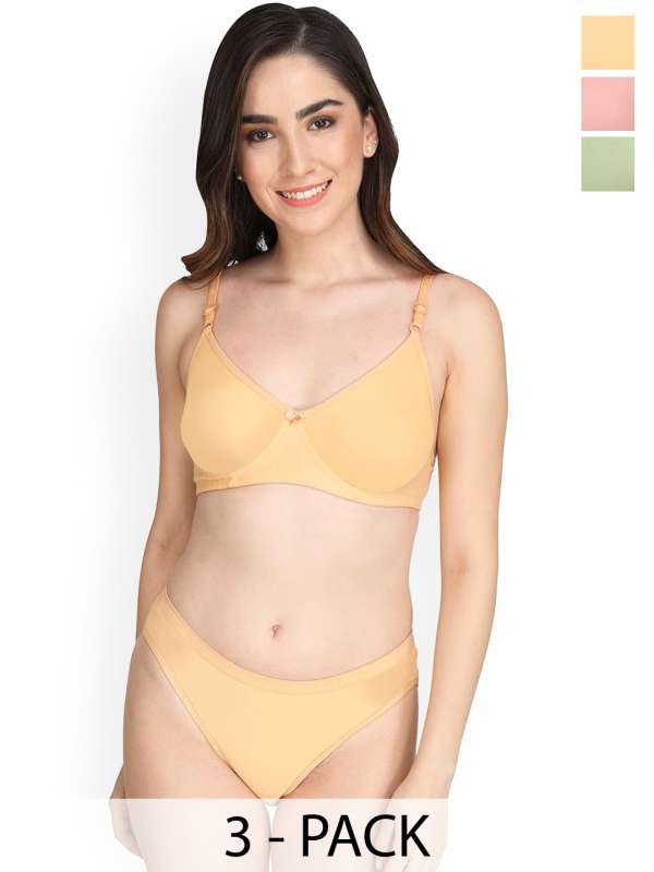 Yellow bra and pants sale