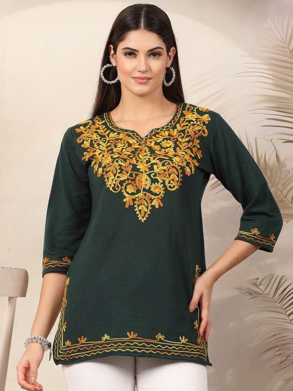 Myntra woolen kurti discount