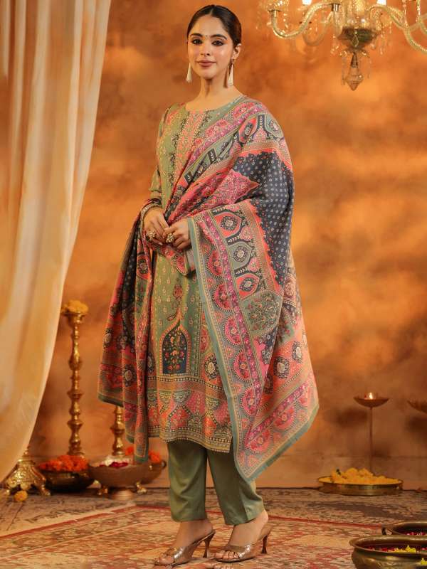 Rain Rainbow Printed Salwar Suit With Lining 1740974 Thml Buy Rain Rainbow Printed Salwar Suit With Lining 1740974 Thml online in India